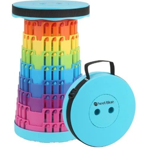 Collapsible telescopic stool - collapsible,
