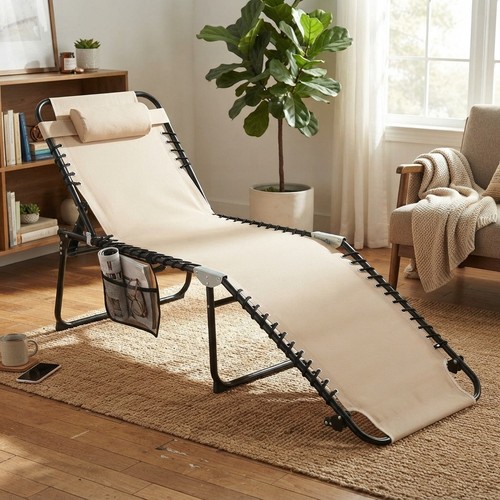 Folding sun lounger garden - folding,