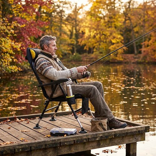 Camping chairs high - chairs,