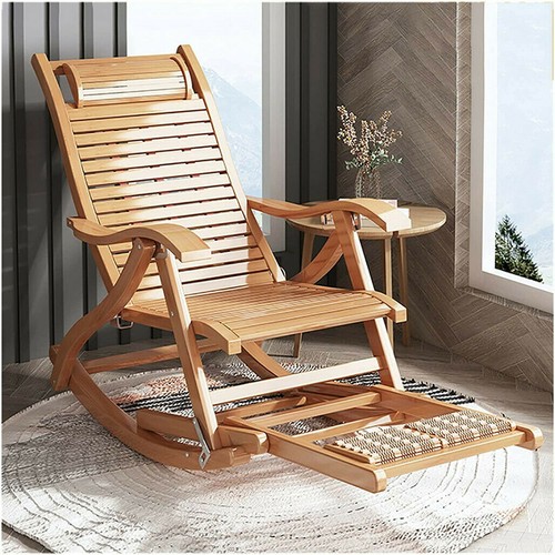 Natural bamboo sun lounge - bamboo,