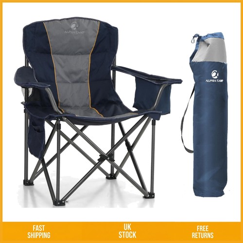 Padded folding camping chair - folding,
